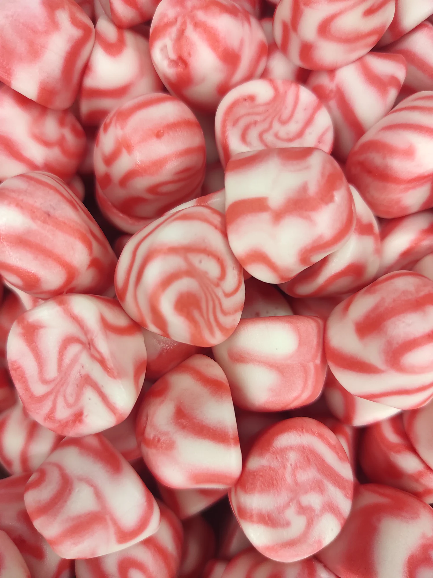 Bisous spirales fraise