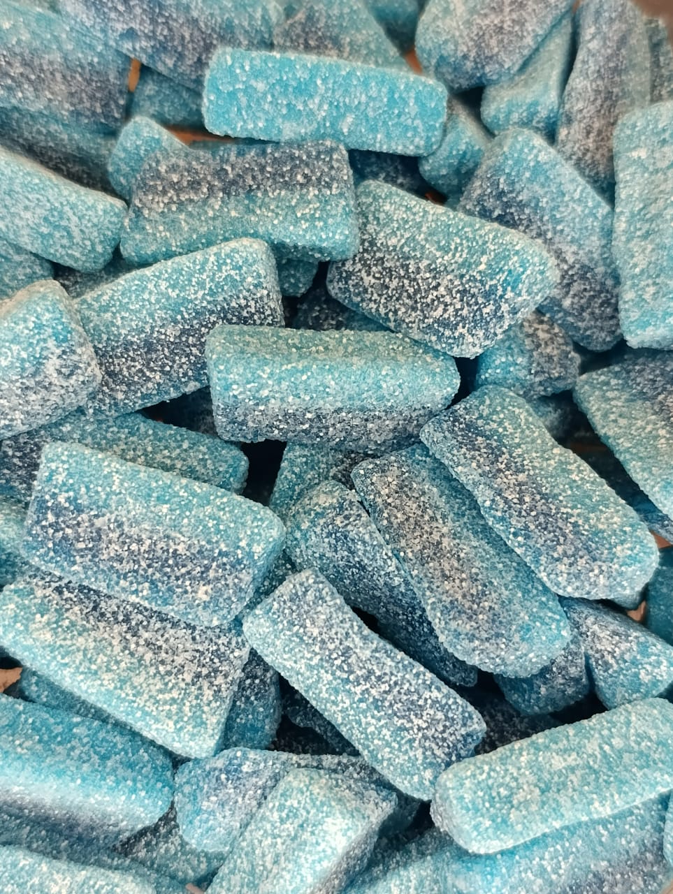 Tranches bleues acidulées