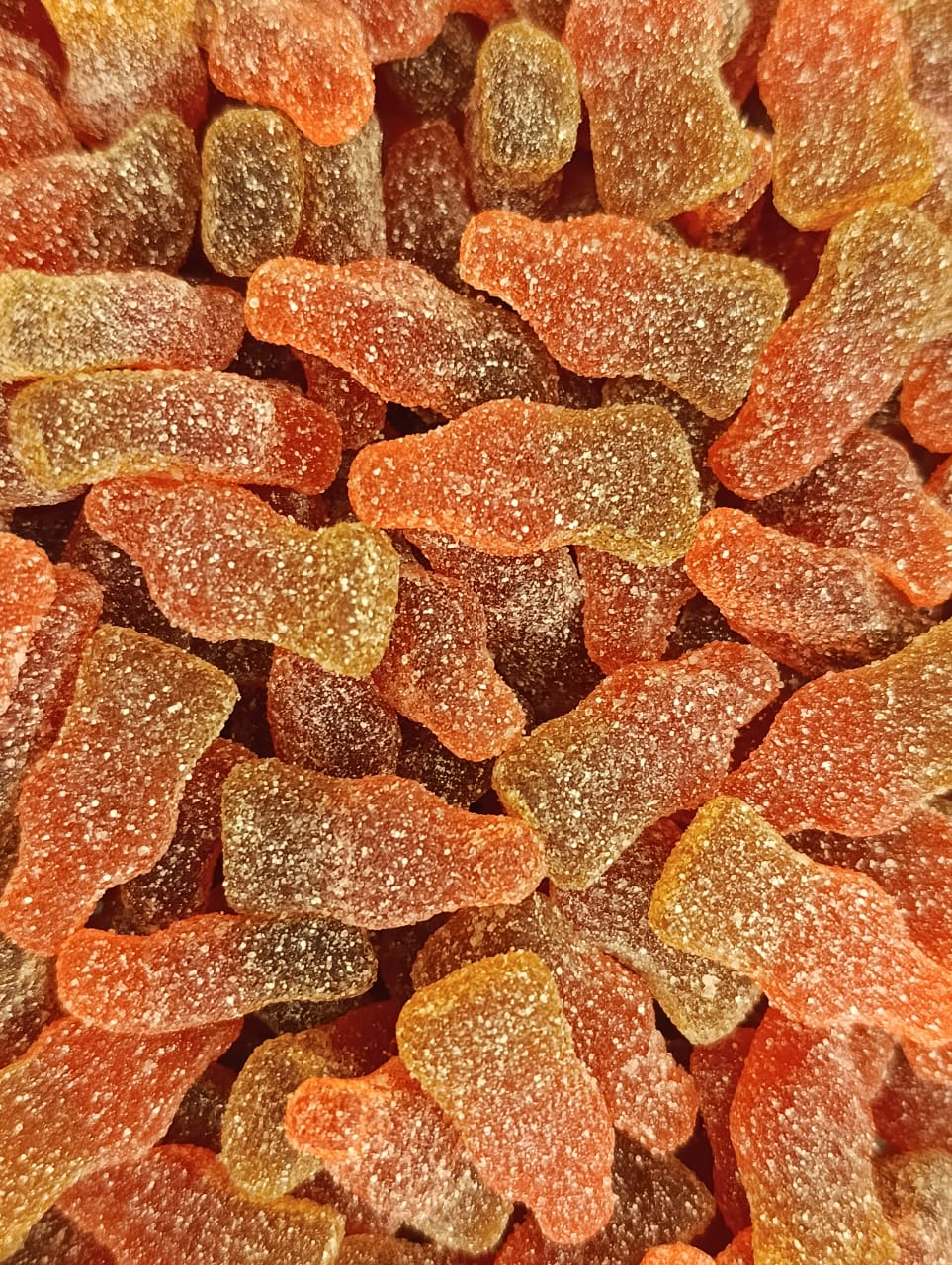 Bouteilles Cola acidulées