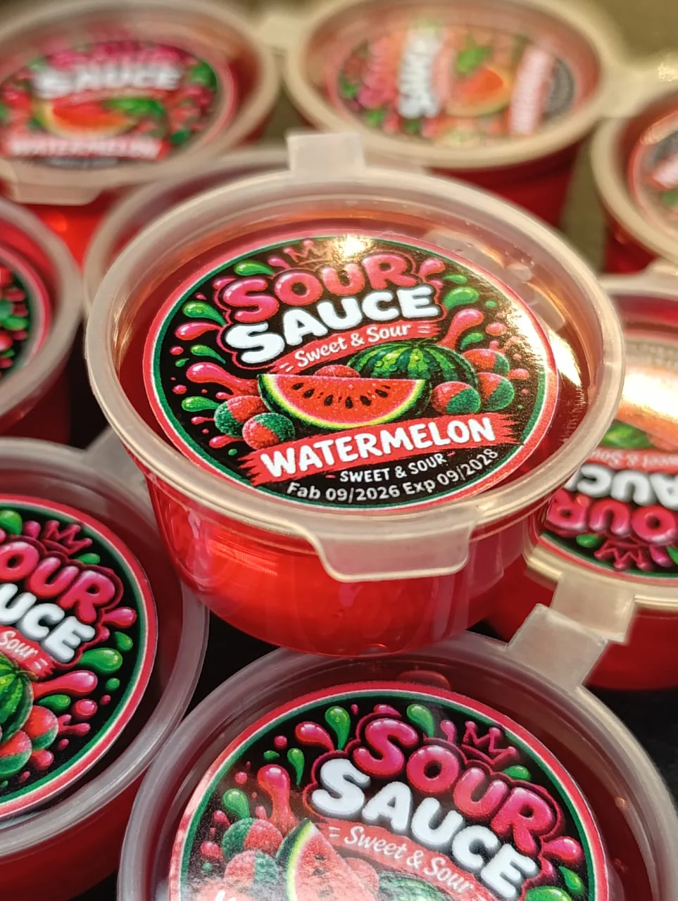 sauce acidulée pastèque